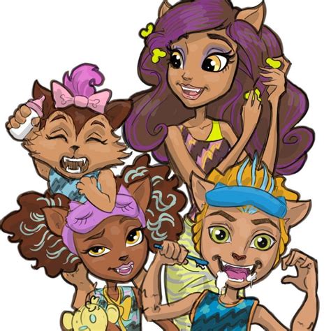 monster high clawdeen|monster high clawdeen family.